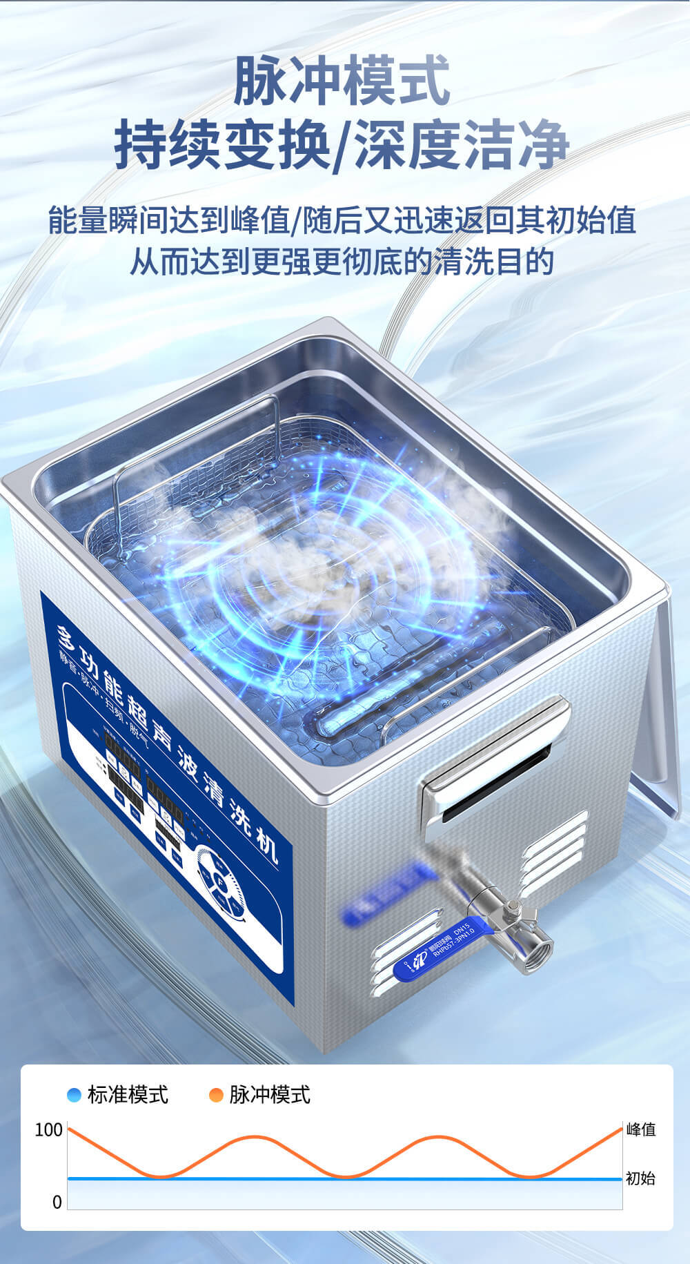 冠博仕GL系列超聲波清洗機